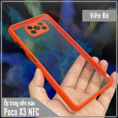 Ốp lưng cho Xiaomi Poco X3 NFC - X3 PRO trong viền màu che camera 4 Gốc chống sốc