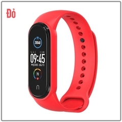 Dây cao su thay thế cho Xiaomi Miband 7 - Miband 5 - Miband 6 trơn nhiều màu hãng Mijobs