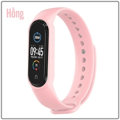 Dây cao su thay thế cho Xiaomi Miband 7 - Miband 5 - Miband 6 trơn nhiều màu hãng Mijobs