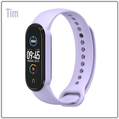 Dây cao su thay thế cho Xiaomi Miband 7 - Miband 5 - Miband 6 trơn nhiều màu hãng Mijobs