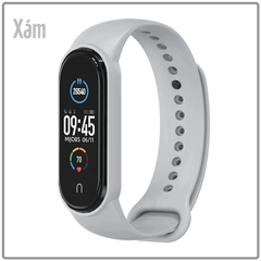 Dây cao su thay thế cho Xiaomi Miband 7 - Miband 5 - Miband 6 trơn nhiều màu hãng Mijobs