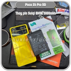 Thay pin Suiqi cho Poco X4 Pro 5G, BN5E 5000mAh