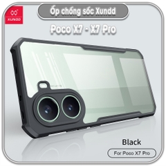 Ốp chống sốc Xundd Poco X7 - X7 Pro, lưng PC không bị ố vàng