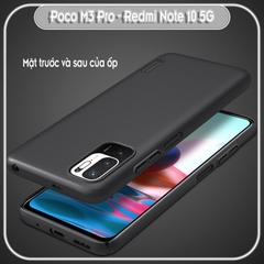 Ốp lưng cho Xiaomi Poco M3 Pro - Redmi Note 10 5G Frosted Shield nhựa PC cứng Nillkin , Vân nhám , chống vân tay.