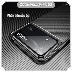 Ốp lưng cho Xiaomi Poco X4 Pro 5G chống sốc Carbon Auto Focus