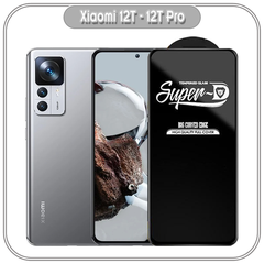 Kính cường lực Super D cho Xiaomi 12T - 12T Pro - K50 Ultra, Full viền Đen MIETUBL