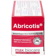 Abricotis bổ sung canxi hỗ trợ sức khỏe xương, cơ bắp hộp 6 vỉ x 10 viên