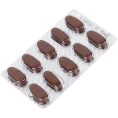 Abricotis bổ sung canxi hỗ trợ sức khỏe xương, cơ bắp hộp 6 vỉ x 10 viên