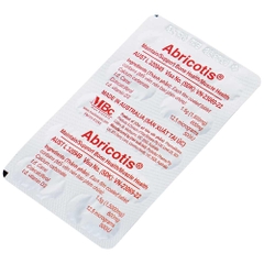 Abricotis bổ sung canxi hỗ trợ sức khỏe xương, cơ bắp hộp 6 vỉ x 10 viên