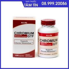 BCTĐ Chromium GTF Aulife  (NK Mỹ) lọ 100 viên