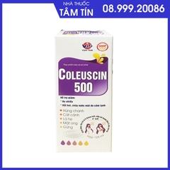 Siro Coleuscin 500 - Hỗ Trợ Giảm Ho, Chảy Nước Mũi