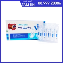Ecolacto men vi sinh hộp 4 vỉ*5 ống Ecosun