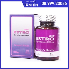Nội tiết nữ ESTRO GNS  Soy isoflavon NK Mỹ hộp 60 viên