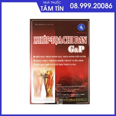 Khớp tọa chi đan G&P hộp 3 vỉ*10 viên