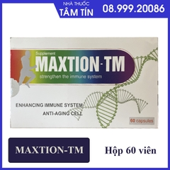 Maxtion-TM glutathione 500 tăng cường khả năng miễn dịch hộp 60 viên