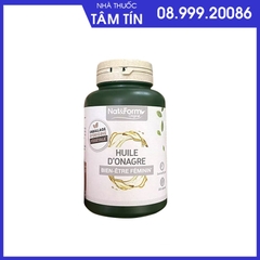 Viên tinh dầu hoa anh thảo Nat & Form Huile D’Onagre Pháp