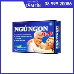 Ngủ ngon G&P hộp 3 vỉ*10 viên