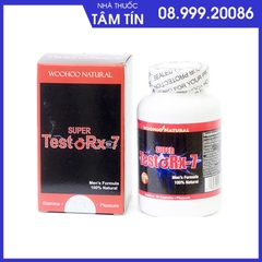 Testo RX7 Woohoo lọ 60 viên nhập khẩu Mỹ tăng cường sinh lý nam giới, hỗ trợ điều trị mãn dục nam và rối loạn cương dương