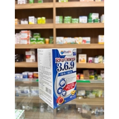 Riva Omega 3.6.9 hộp 50 viên hỗ trợ tăng cường thị lực, ngăn ngừa xơ vữa mạch máu