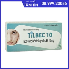 tilbec 10mg hộp 3 vỉ x10 viên