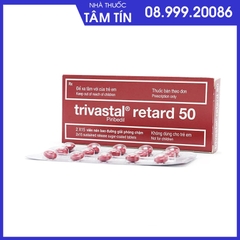 Trivastal retard 50 H/2vỉ x 15viên-Pháp                    119.7