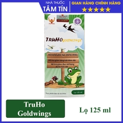 Truho Goldwings lọ 125ml siro ho từ thảo dược giúp giảm ho, dịu họng cho bé