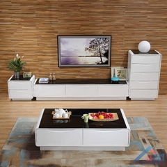 Bàn kính sofa hộp hai ngăn – BT 02