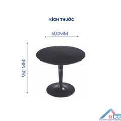Bàn cafe D60 chân dẹt -BCF 61
