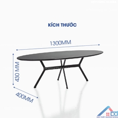 Bàn cafe hình bầu dục -BCF 56