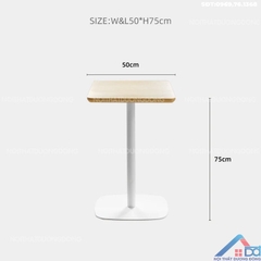 Bàn cafe mặt vuông -BCF 17