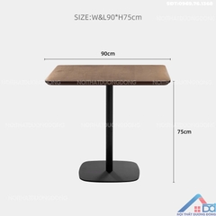 Bàn cafe mặt vuông -BCF 17