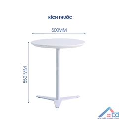 Bàn cafe nhỏ đường kính 50cm -BCF 53