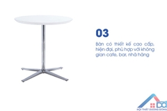 Bàn cafe tròn -BCF 58
