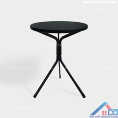 Bàn cafe tròn hiện đại đen trắng - BCF 20