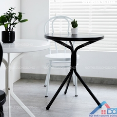 Bàn cafe tròn hiện đại đen trắng - BCF 20