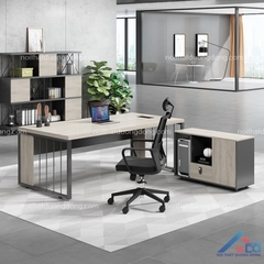 Bàn giám đốc chân sắt hiện đại - GĐ 100