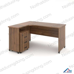 Bàn chữ L không hộc kích thước 1m4x1m6 - LV 53