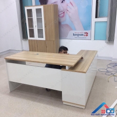 Bàn giám đốc kèm tủ phụ 1m6 - GĐ 19
