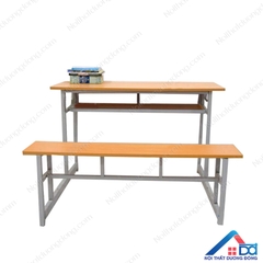 Bàn học sinh liền ghế không tựa - HS 02