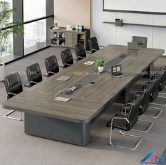 Bàn họp hình chữ nhật bo viền - BH 75