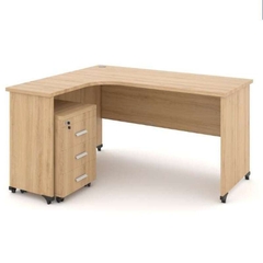 Bàn làm việc chữ L kích thước 1m2x 1m4 - LV 52