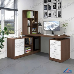 Bàn làm việc góc hình chữ L - LV 66