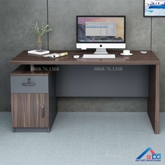 Bàn làm việc 1m2 hiện đại có hộc sâu - LV 21