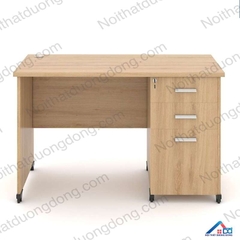 Bàn làm việc nhân viên hộc sâu 3 ngăn kéo - LV 46