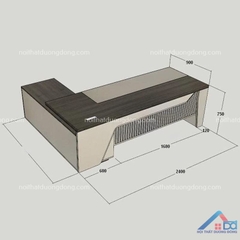 Bàn lãnh đạo cao cấp tại nội thất Dương Đông - GĐ 98