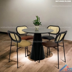 Bàn cafe tròn chân trụ - BCF 29