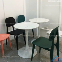 Bàn tulip mặt đá ceramic -BCF 24