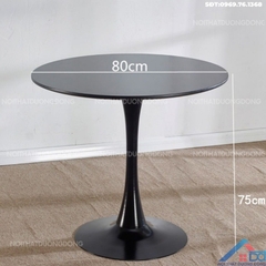 Bộ bàn ghế cafe Tulip D80cm -BGCF 01