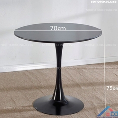 Bộ bàn ghế cafe Tulip D80cm -BGCF 01