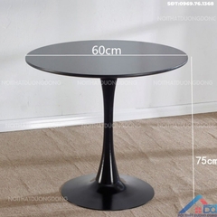 Bộ bàn ghế cafe Tulip D80cm -BGCF 01